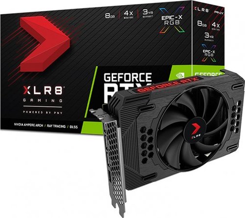 כרטיס מסך PNY XLR8 3050 8GB 2FAN 3DP 1HDMI