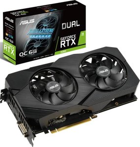 כרטיס מסך EVO DVI/HDMI*2/DP D6 90YV0CH4-M0NA00 ASUS DUAL RTX2060 6GB