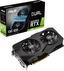 כרטיס מסך ASUS DUAL RTX 2060 12GB EVO DVI/2HDMI/DP D6 90YV0CH7-M0NA00