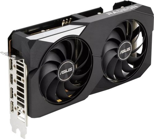 כרטיס מסך ASUS DUAL RX6600XT 8GB HDMI/DP3 D6 90YV0GN1-M0NA00