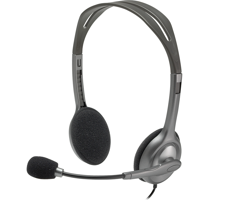 אוזניות למחשב עם מיקרופון LOGITECH H110
