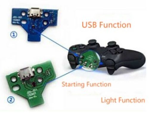 החלפת שקע טעינה לשלט PS4