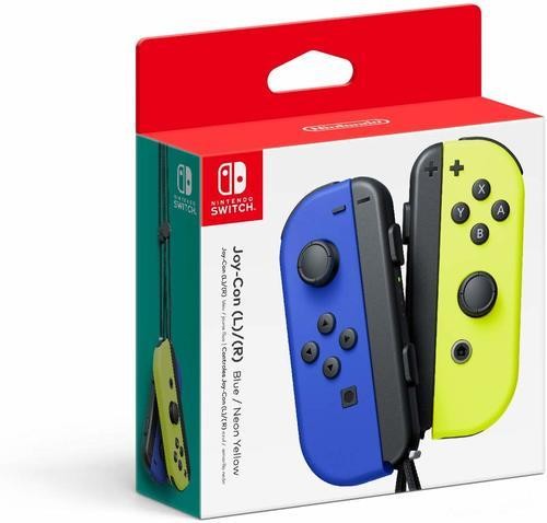 Nintendo Switch בקר משחק 110748 Joy-Con Set (L+‎R) Blue/Neon Yellow