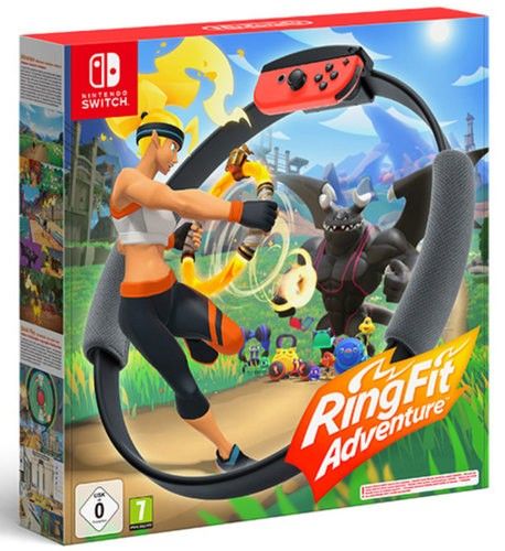 Nintendo Switch V2 HAC-001-01 + Ring Fit Adventure Set