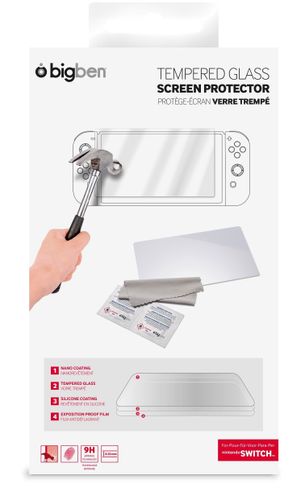מגן מסך זכוכית Tempered Glass screen protector for Nintendo Switch