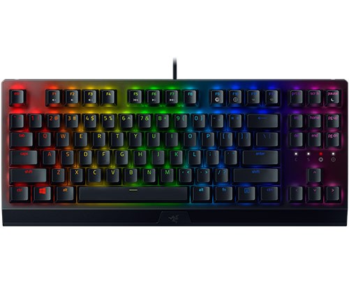 מקלדת מכנית Razer BlackWidow V3 Tenkeyless Green Switch 