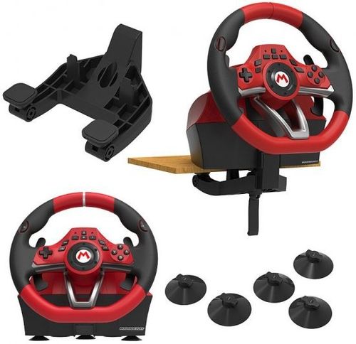  הגה מירוצים עם דוושות HORI Mario Kart Racing Wheel Pro Deluxe 