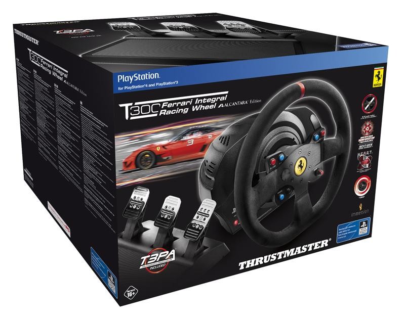 הגה מרוצים T300 Ferrari Integral Racing Wheel Alcantara Edition  