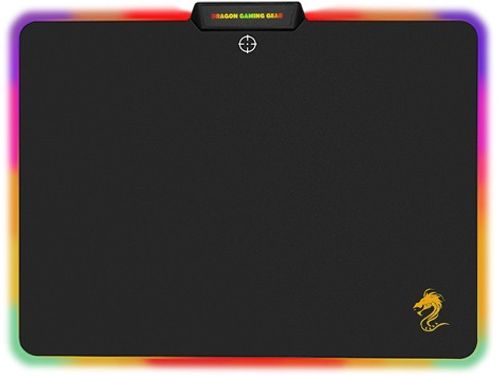 משטח RGB קשיח לעכבר לגיימינג Dragon M GPDRA-GMHD בגודל 365x265x3.5 מ''מ - צבע שחור