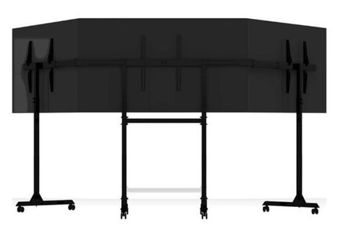 Next Level Next Level מעמד Free Standing Triple Monitor Stand NLR-A010