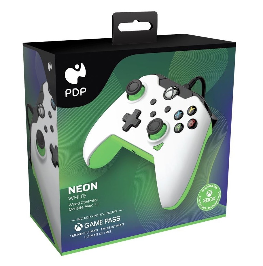 PDP Wired Controller Neon White Xbox Series X / Xbox One