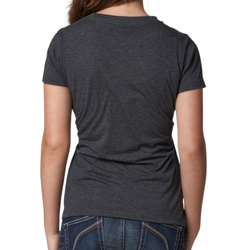חולצת אופניים נשים אפור - WOMENS TECH TEE