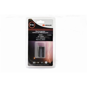 סוללה תחליפית Braun Sony NP-FW50
