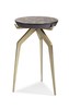  שולחן צד עגול מנומר ברונזה REMIX MIRROR TOP ACCENT TABLE
