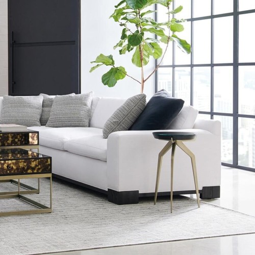  שולחן צד עגול מנומר ברונזה REMIX MIRROR TOP ACCENT TABLE