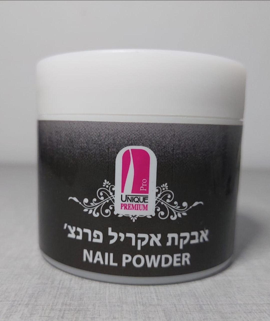 אבקת אקריל לבן פרנצ