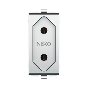 שקע דו פיני 1 מודול טיטניום ניסקו סוויץ' Nisko
