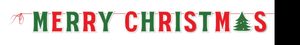 שרשרת אותיות MERRY CHRISTMAS