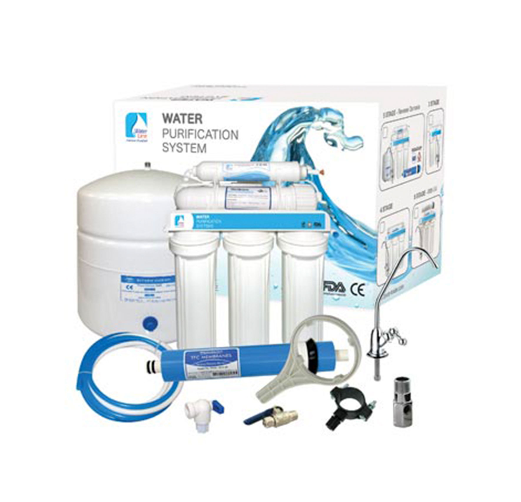 מערכת לטיהור מים 5 שלבים waterLine