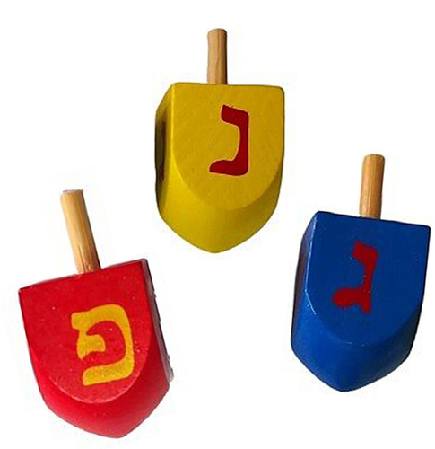 סביבון עץ צבעוני נ.ג.ה.פ
