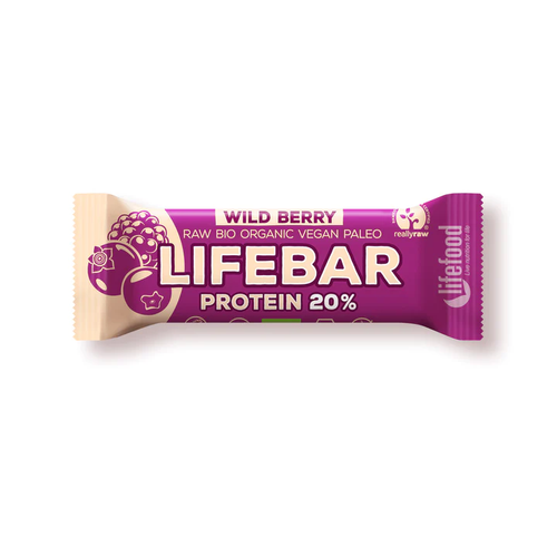 חטיף חלבון פירות יער (47 גרם) - lifefood