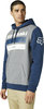 קפוצ'ון פליז פוקס כחול אפור - FOX KAWI STRIPES PO FLEECE V23