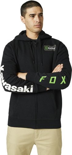 קפוצ'ון פליז פוקס כחול שחור - FOX KAWI ZIP FLEECE V23