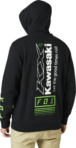 קפוצ'ון פליז פוקס כחול שחור - FOX KAWI ZIP FLEECE V23