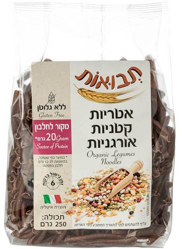 אטריות קטניות אורגניות 250 ג (תבואות)
