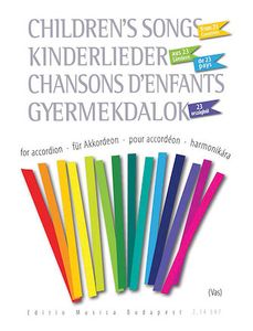 ספר תווים לאקורדיון ספר תווים CHILDREN'S SONGS FROM 23 COUNTRIES FOR ACCORDION