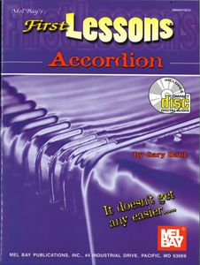 ספר לימוד לאקורדיון Mel Bay First Lessons Accordion+תקליטור