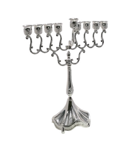 חנוכיה מוכספת לנרות 21סמ