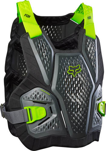 מגן חזה פוקס צהוב / אפור - FOX RACEFRAME IMPACT CE V23