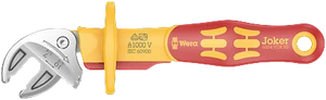 מפתח שבדי 7-10 מ"מ מתכוונן סדרה 6004 1000V - דגם 05020150001 Wera Joker VDE XS