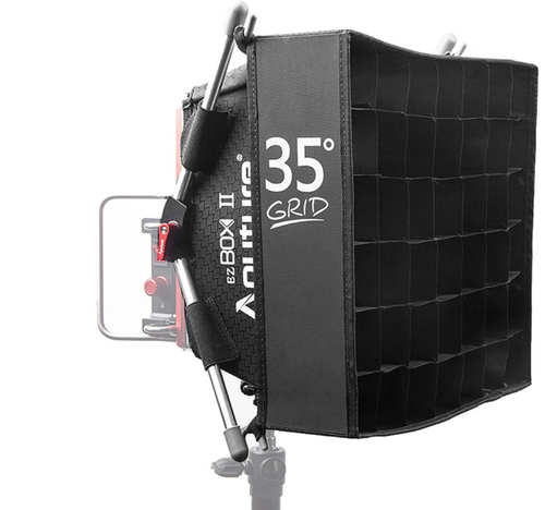 אוהל ריכוך + גריד 35° לפנסי Aputure Amaran