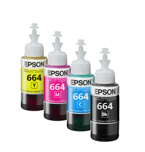 סט מיכלי דיו אדום+כחול+צהוב+שחור אפסון Epson 664 M/C/Y/B – במחיר הזול ...