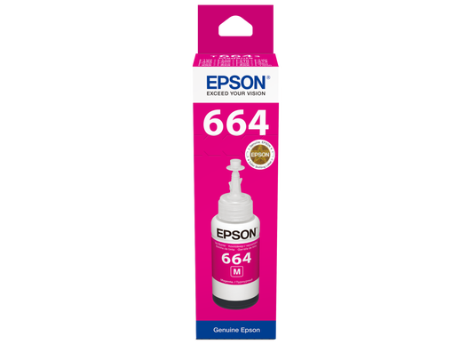 מיכל דיו אדום אפסון Epson 664 T6643 Magenta - מקורי