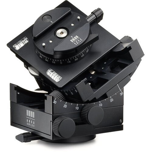 ראש גיר Arca-Swiss C1 Cube MonoballFix עם נרתיק