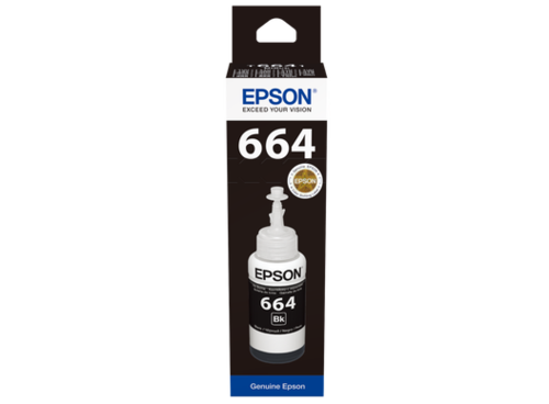 מיכל דיו שחור אפסון Epson 664 T6641 Black - מקורי
