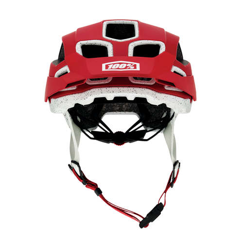 קסדת אול מאונטיין לאופניים 100% אדום / לבן  -  ALTEC FIDLOCK