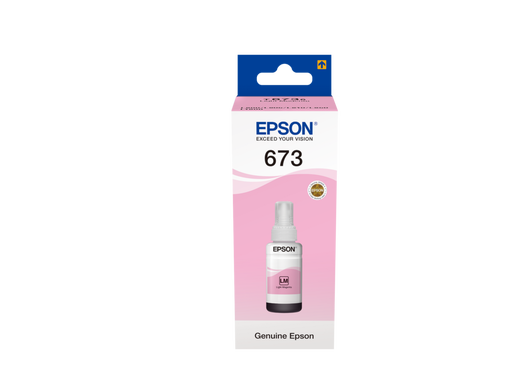 מיכל דיו לייט אדום אפסון Epson 673 T6736 Light Magenta - מקורי