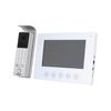 קיט אינטרקום ומסך "ME7 7 לבן SEMICOM INT-ME1/KIT-W