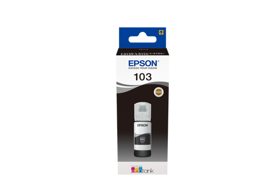 מיכל דיו שחור אפסון Epson 103 Black - מקורי