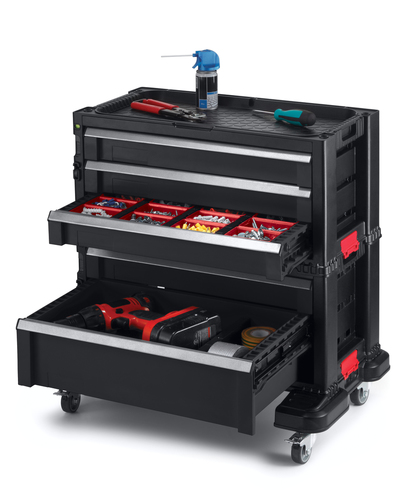 סט מערכת מגירות 3+2 Drawer Modular Garage and Tool Organizer 237007