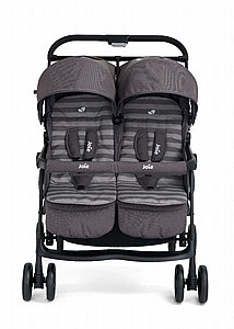 עגלת תאומים/אחים קלה במיוחד Aire Twin אייר טווין - Dark Pewter אפור - ג'ואי