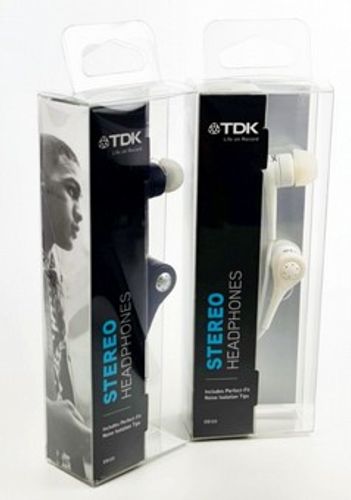 אוזניות סיליקון ( ללא מיקרופון ) TDK EB120 כחול כהה