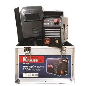 רתכת KR-205A מקצועית קומפקטית 200A תוצרת KRAUSS