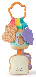 משחק פעילות נתלה דו-צדדי עם 2 נשכנים - חמאת בוטנים וג