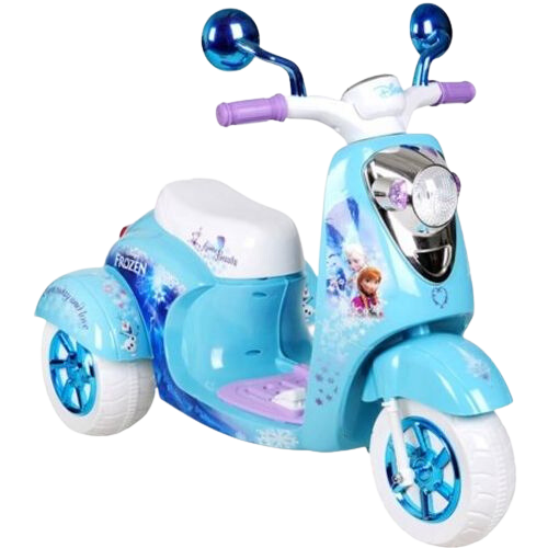 אופנוע פרוזן ממונע מבית דיסני 6v -  מקורי Frozen