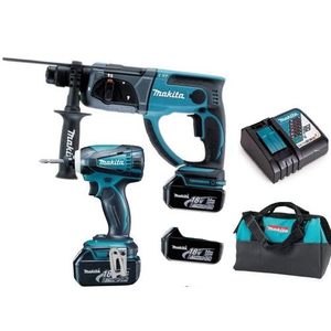 סט ליתיום DLX2166tx1 18V מתוצרת Makita